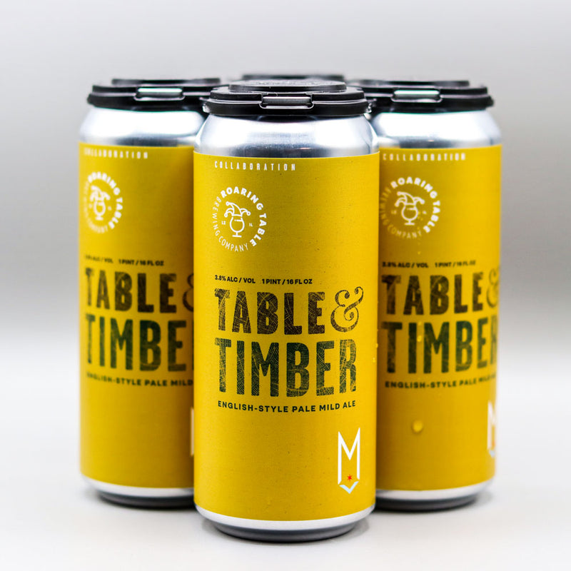 Roaring Table Maplewood Table & Timber English-Style Pale Mild Ale 16 FL. OZ. 4PK Cans
