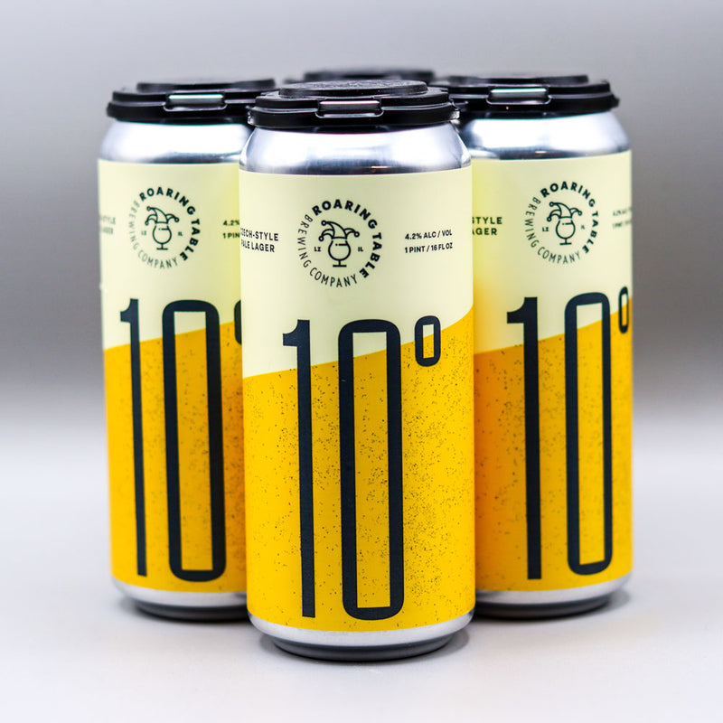 Roaring Table 10 Czech-Style Pale Lager 16 FL. OZ. 4PK Cans