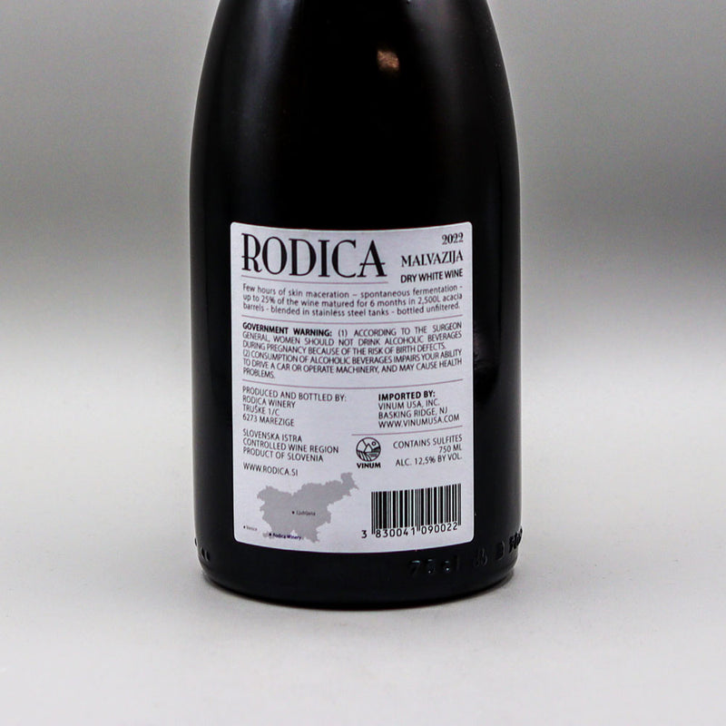 Rodica Malvazija Dry White Wine Slovenia 750ml