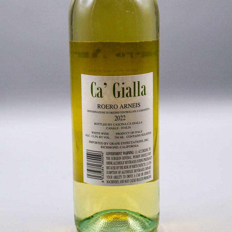 Ca'Gialla Roero Arneis White Wine Italy 750ml