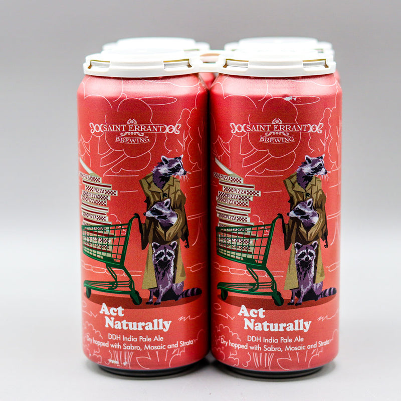 Saint Errant Act Naturally DDH IPA 16 FL. OZ. 4PK Cans