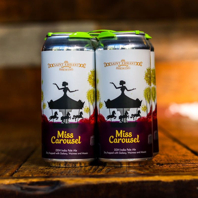 Saint Errant Miss Carousel DDH IPA 16 FL. OZ. 4PK Cans