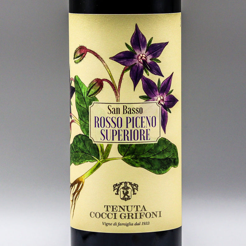 Tenuta Cocci Grifoni San Basso Rosso Piceno Superiore Montepuliciano Italy 750ml