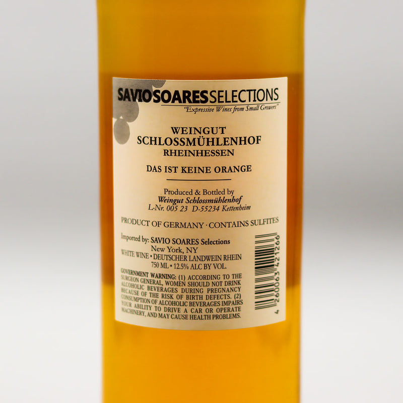 Schlossmuhlenhof Das Ist Keine Orange Wine Germany 750ml