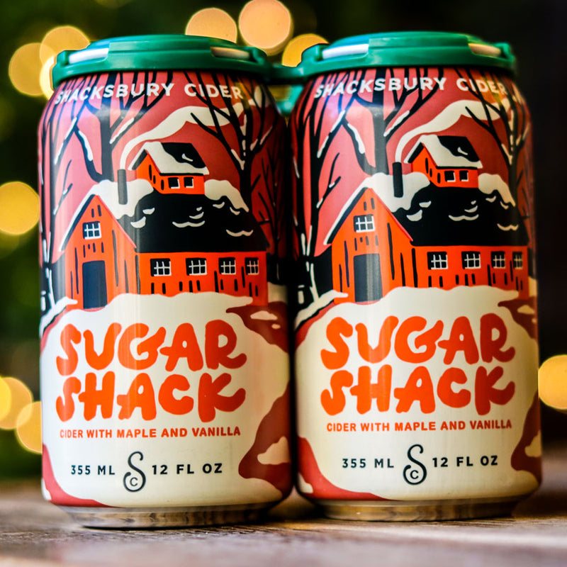 Shacksbury HArd Cider Sugar Shack 12 FL. OZ. 4PK Cans