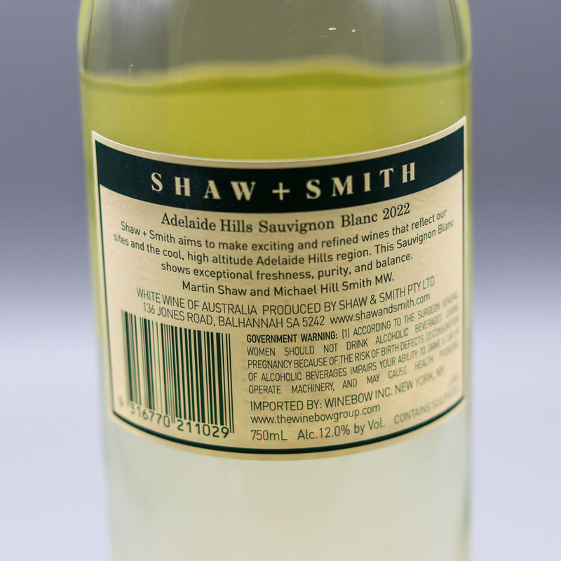 Shaw Smith Sauvignon Blanc Adelaide Hills Australia 750ml