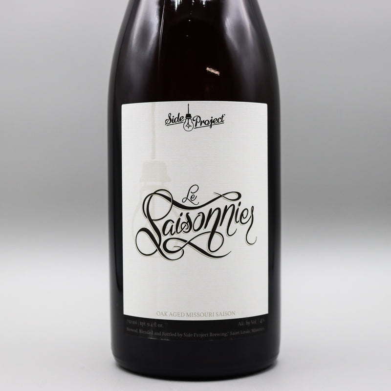 Side Project Le Saisonnier Oak Aged Saison 750ml.