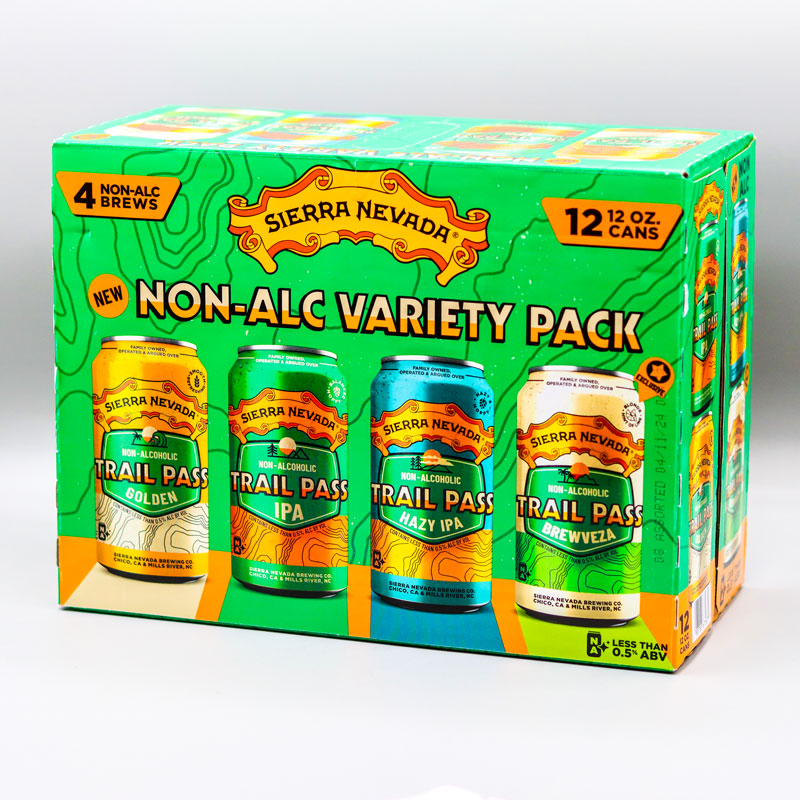 Sierra Nevada Trail Pass Non Alcoholic Variety Pack 12 FL. OZ. 12PK Cans