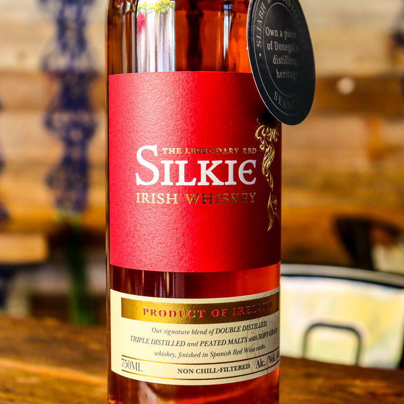Silkie Irish Whiskey Finished in Spanish Red Wine Cask 750ml.