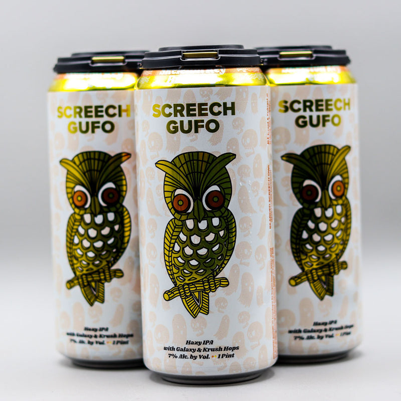 Skeleton Key Screech Gufo Hazy IPA 16 FL. OZ. 4PK Cans