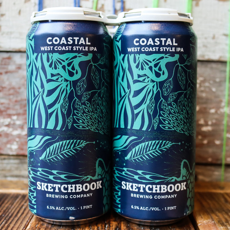 Sketchbook Coastal West Coast IPA 16 FL. OZ. 4PK Cans