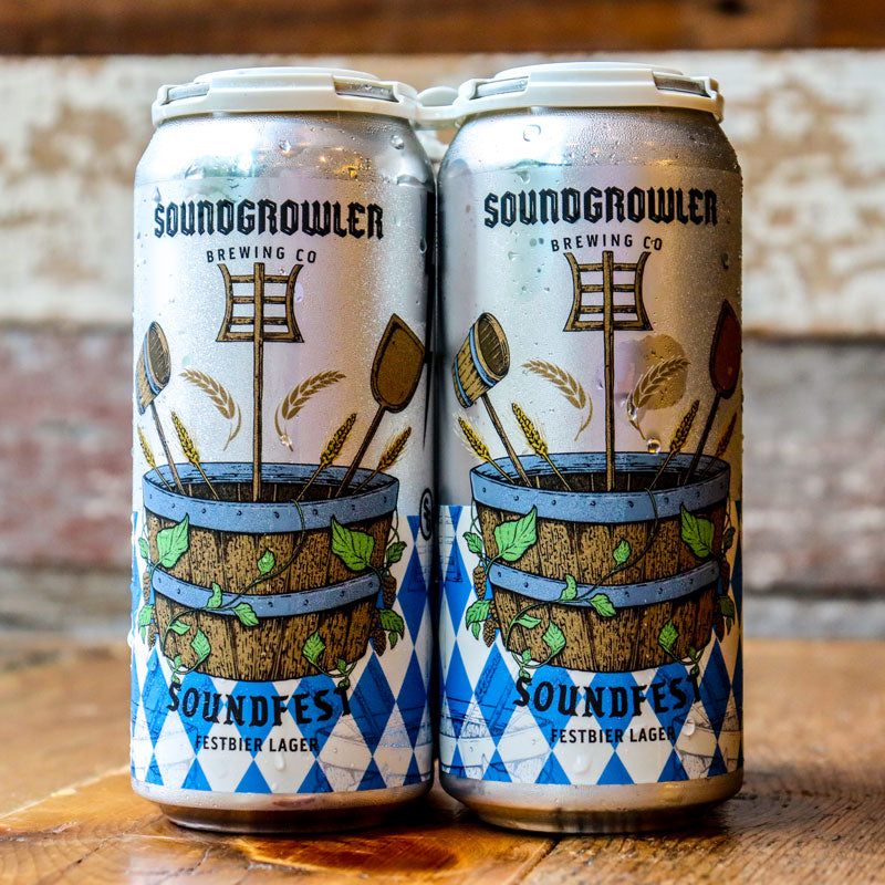 Soundgrowler Sound Fest Festbier Lager 16 FL. OZ. 4PK Cans