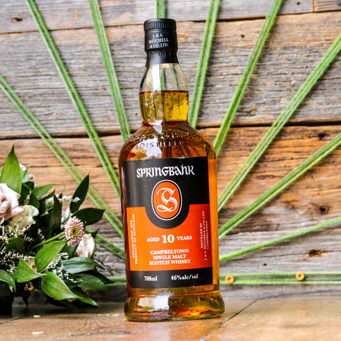 Springbank 10 Year Campbeltown Single Malt Scotch Whisky 700ml.