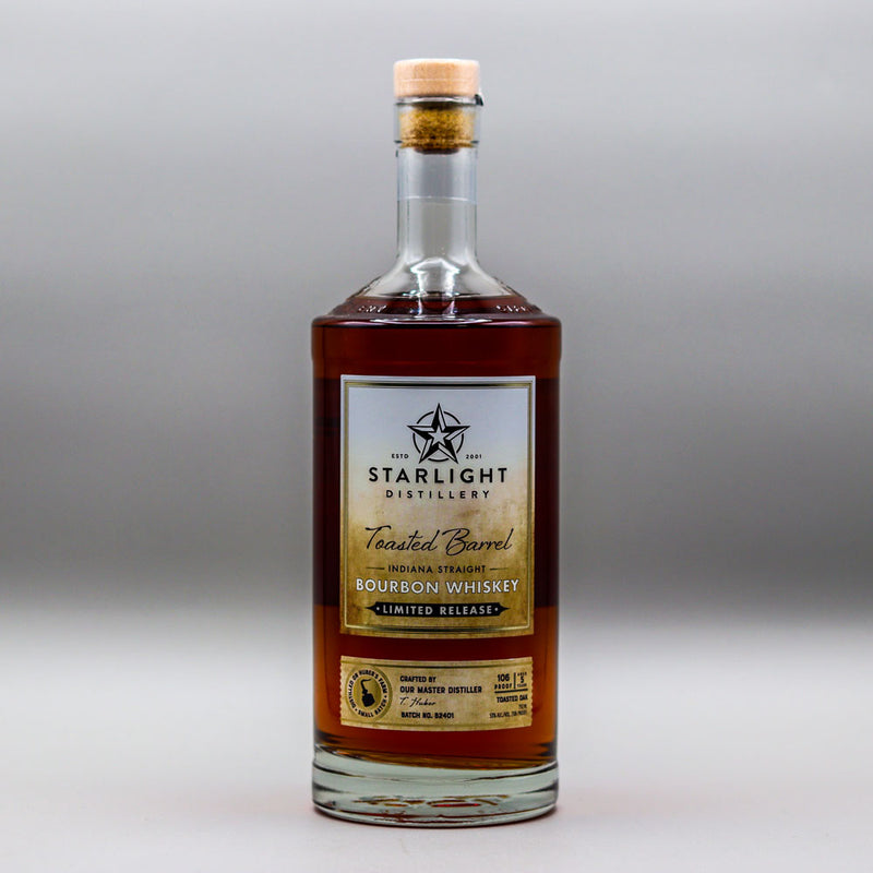 Starlight Toasted Barrel Bourbon Whiskey 750ml.