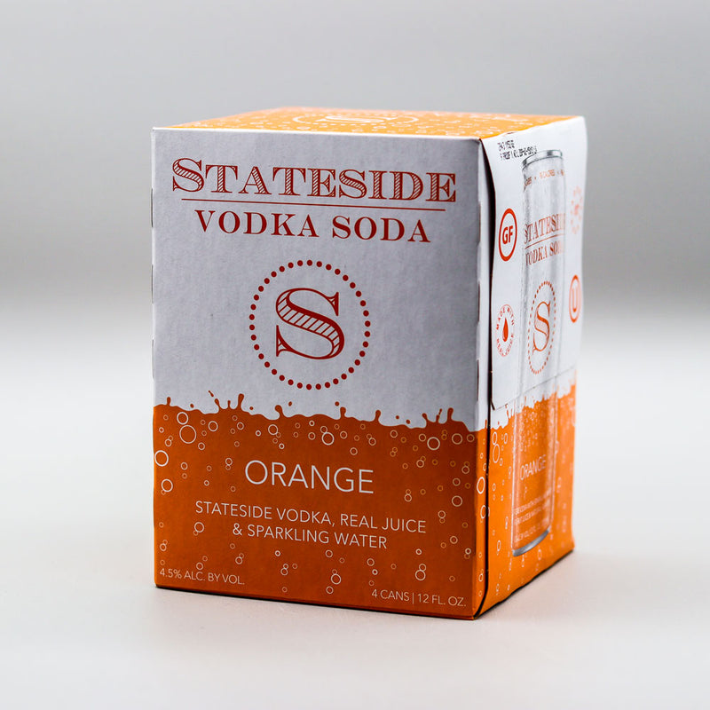 Stateside Orange Vodka Soda 12 FL. OZ. 4PK Cans