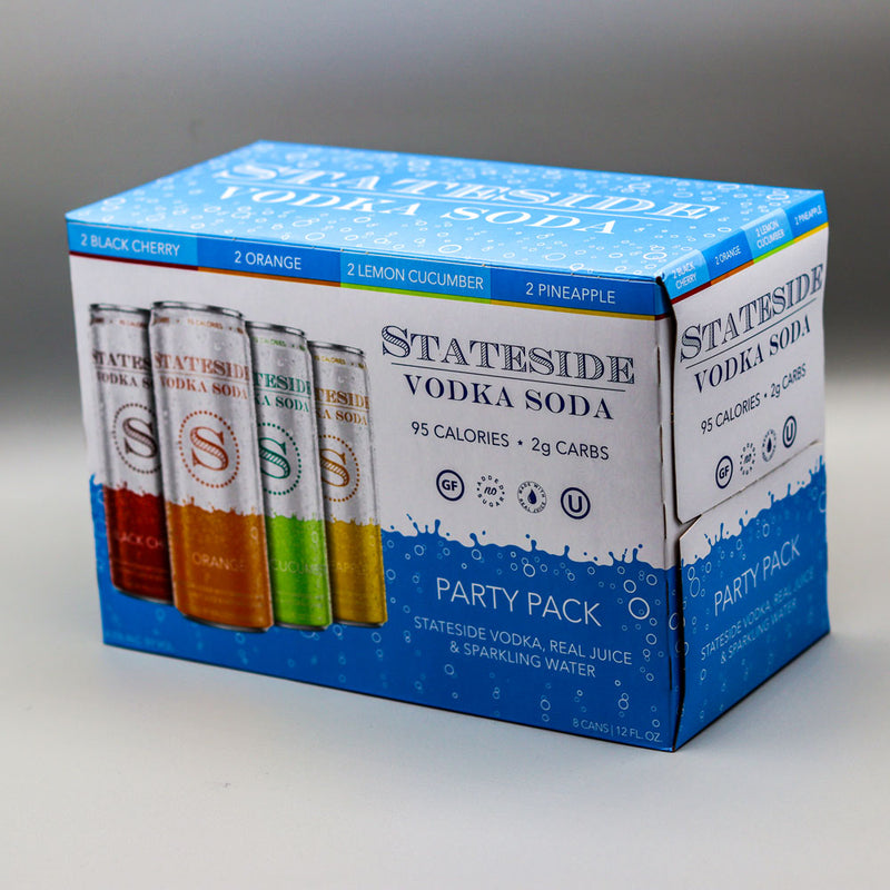 Stateside Vodka Soda Variety Pack 12 FL. OZ. 8PK Cans