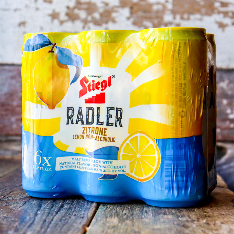 Stiegl Non Alcoholic Radler w Lemon 11.2 FL. OZ. 6PK Cans