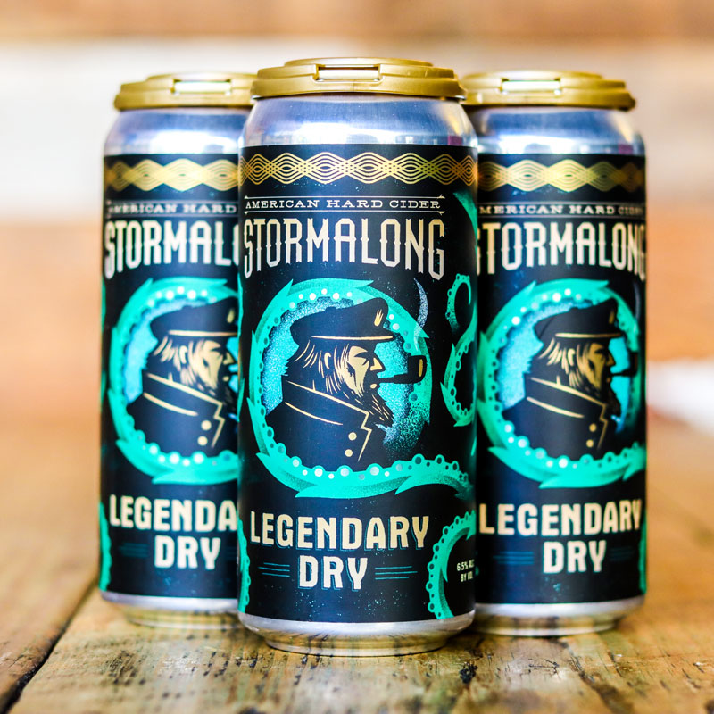 Stormalong Legendary Dry Hard Cider 16 FL. OZ. 4PK Cans