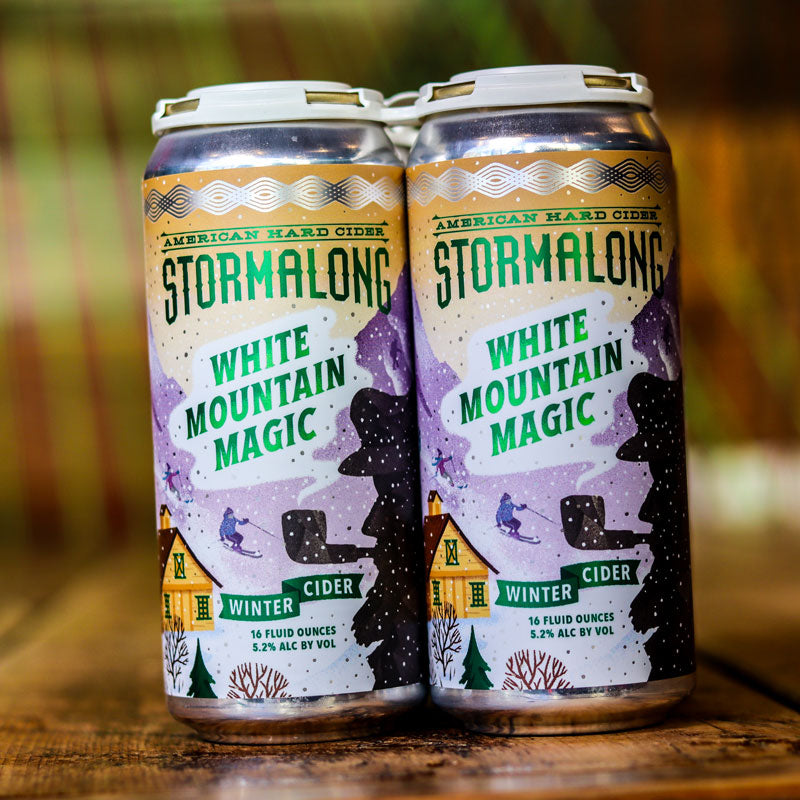 Stormalong White Mountain Magic Hard Cider 16 FL. OZ. 4PK Cans