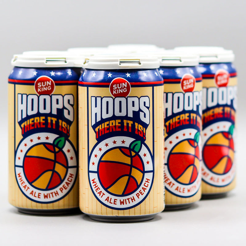 Sun King Hoops There It Is Wheat Ale w/Peach 12 FL. OZ. 6PK Cans