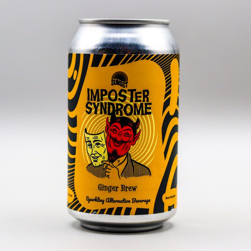 Sunset Soda Imposter Syndrome Ginger Brew 12 FL. OZ.