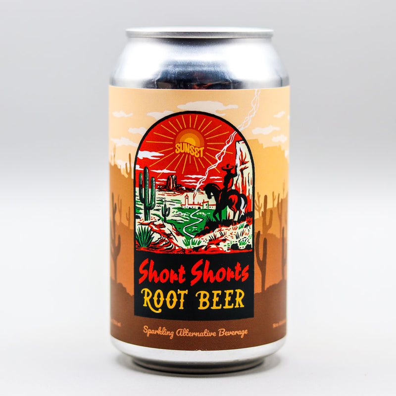 Sunset Soda Short Shorts Root Beer 12 FL. OZ.