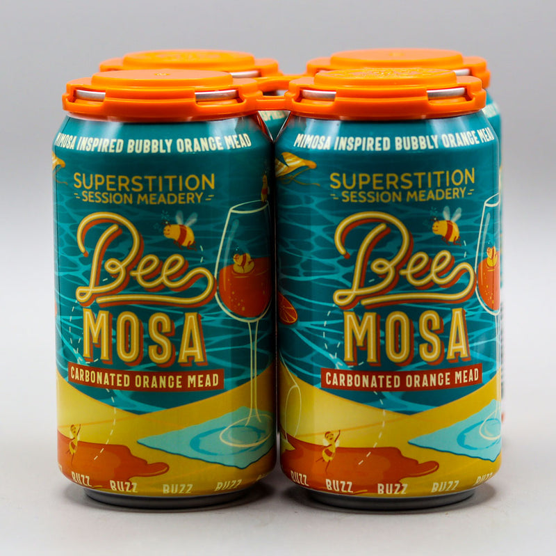 Superstition BeeMosa Sparkling Mead w/Orange 12 FL. OZ. 4PK Cans