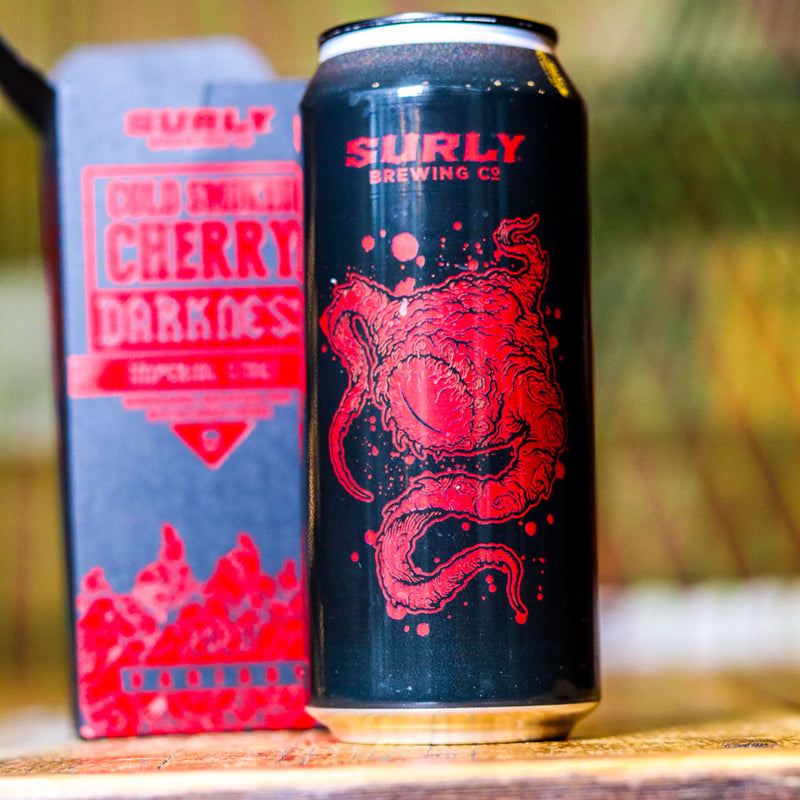 Surly BBA Cold Smoked Cherry Imperial Stout 12 FL. OZ. Can