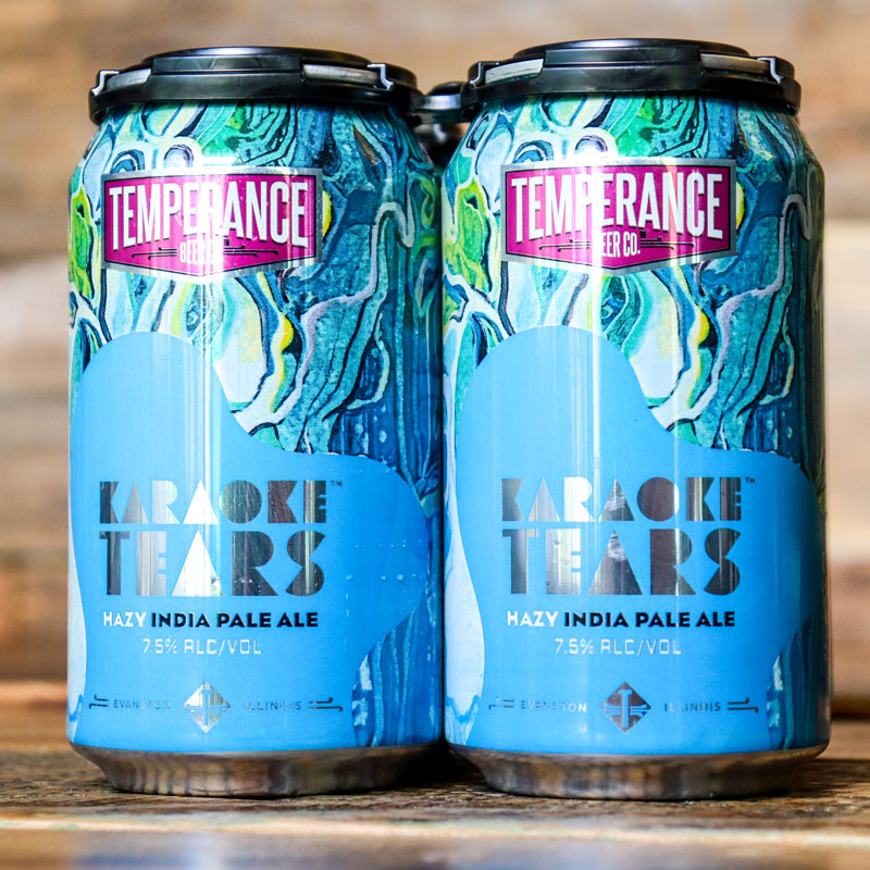 Temperance Karaoke Tears Hazy IPA 12 FL. OZ. 4PK Cans