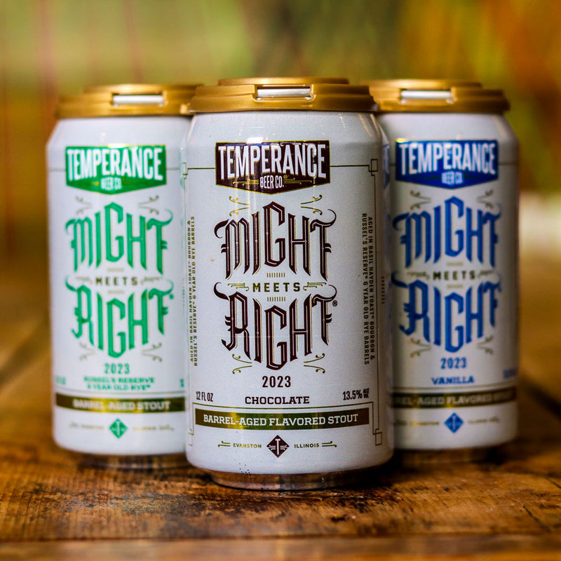 Temperance Might Meets Right BA Stout Variety Pack 12 FL. OZ. 4PK Cans