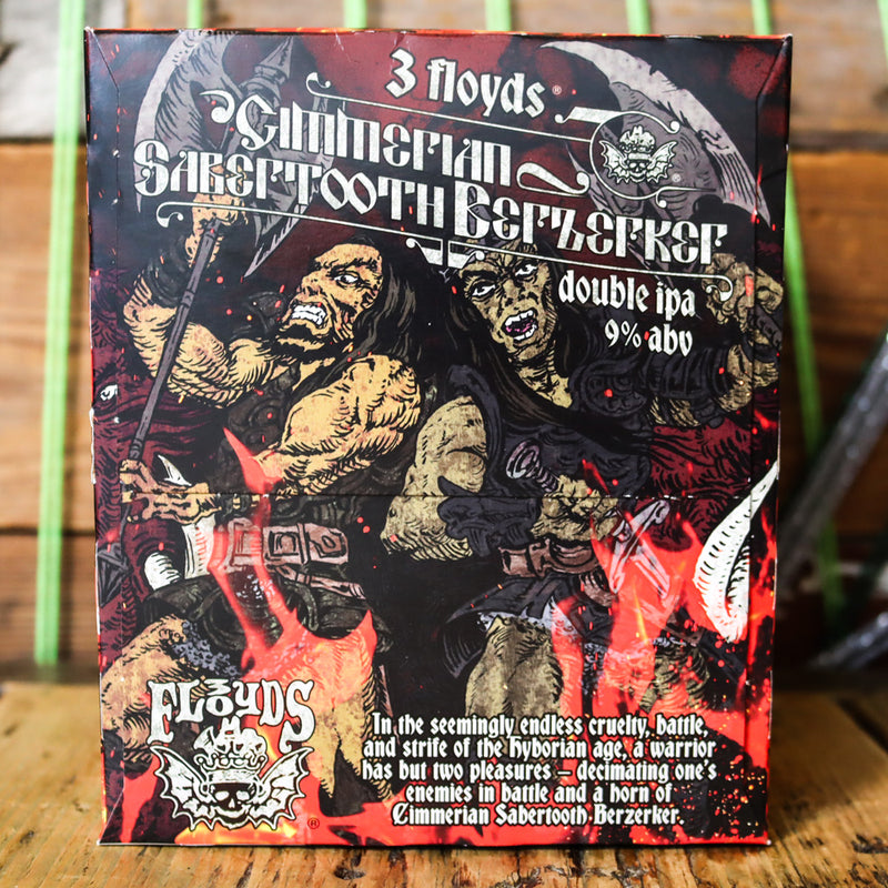 Three Floyds Cimmerian Sabertooth Berzerker DIPA 16 FL. OZ. 4PK Cans