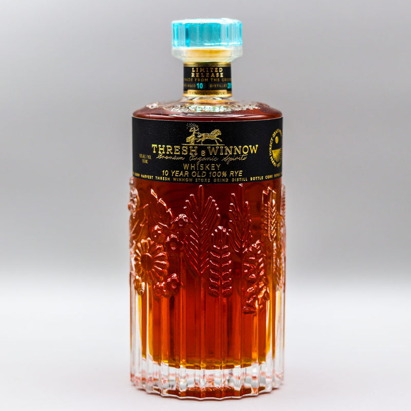 Thresh & Winnow 10 Year Rye Whiskey 750ml.