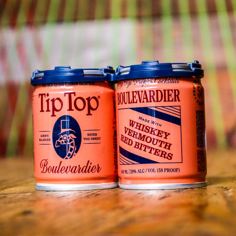 Tip Top RTD Cocktail Boulevardier 100ml. 2PK Cans