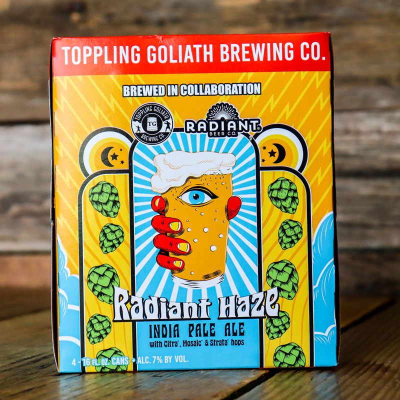 Toppling Goliath Radiant Haze IPA 16 FL. OZ. 4PK Cans