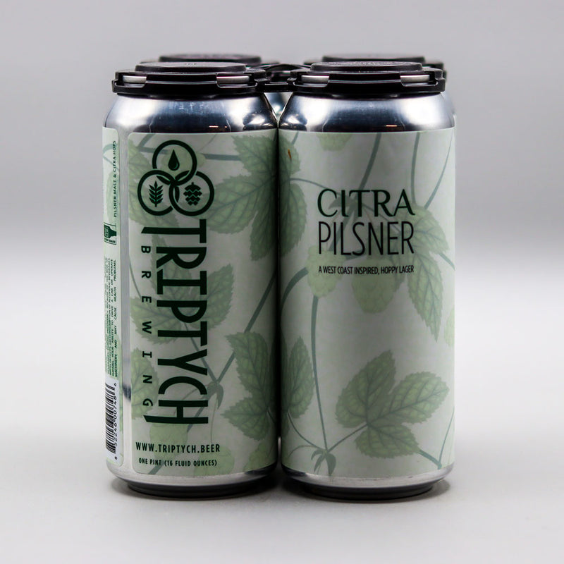 Triptych CItra Pilsner 16 FL. OZ. 4PK Cans