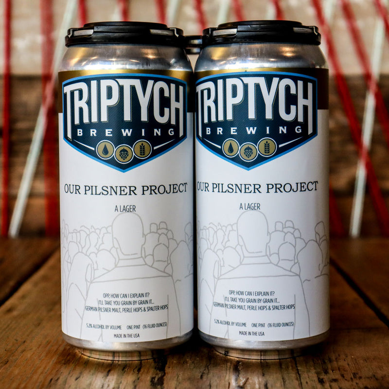 Triptych Our Pilsner Project 16 FL. OZ. 4PK Cans