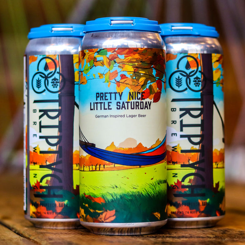 Triptych Pretty Nice Little Saturday German Inspired Lager 16 FL.OZ. 4PK Cans