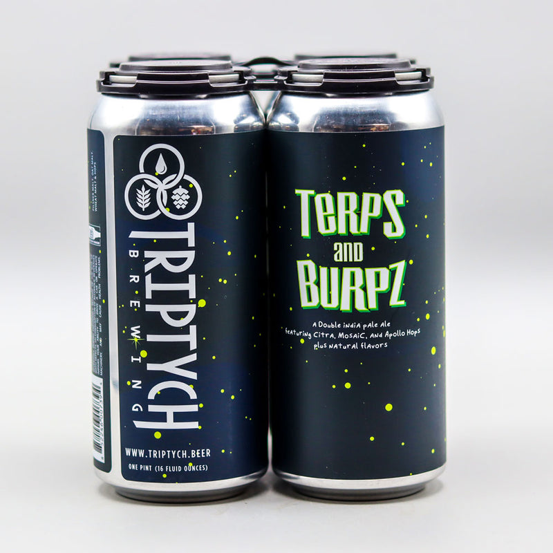 Triptych Terps and Berpz DIPA 16 FL. OZ. 4PK Cans