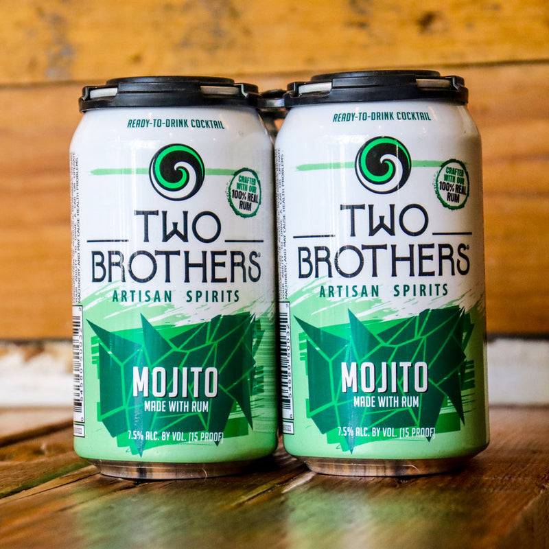 Two Brothers Mojito RTD Cocktail 12 FL. OZ. 4PK Cans