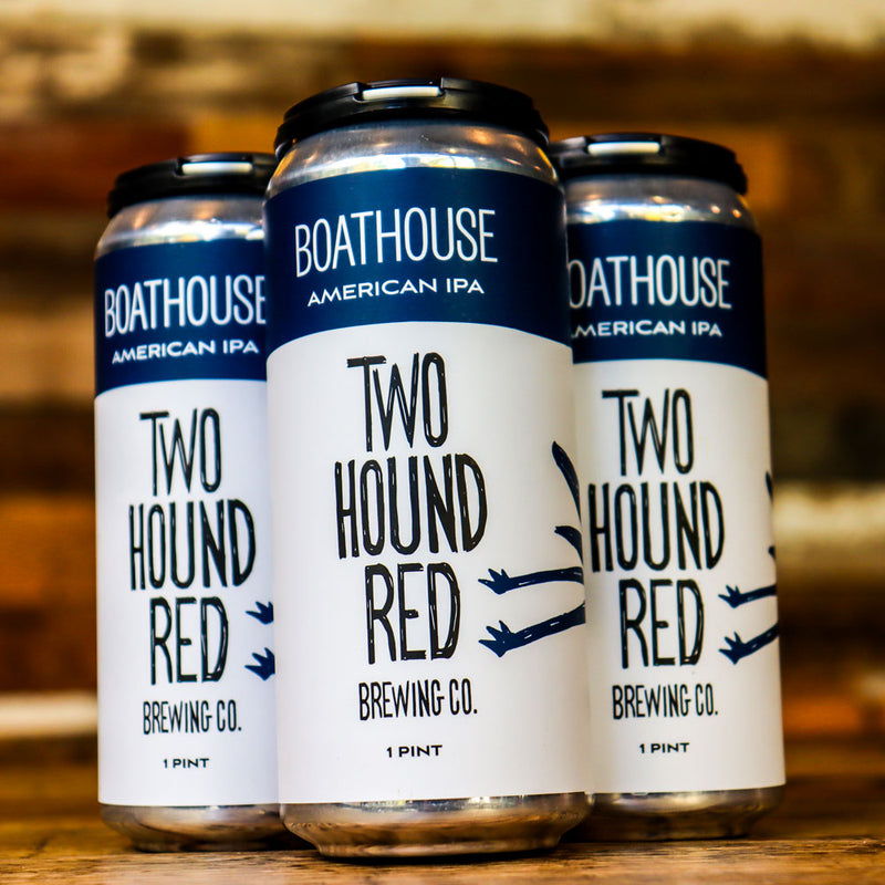 Two Hound Red Boathouse IPA 16 FL. OZ. 4PK Cans