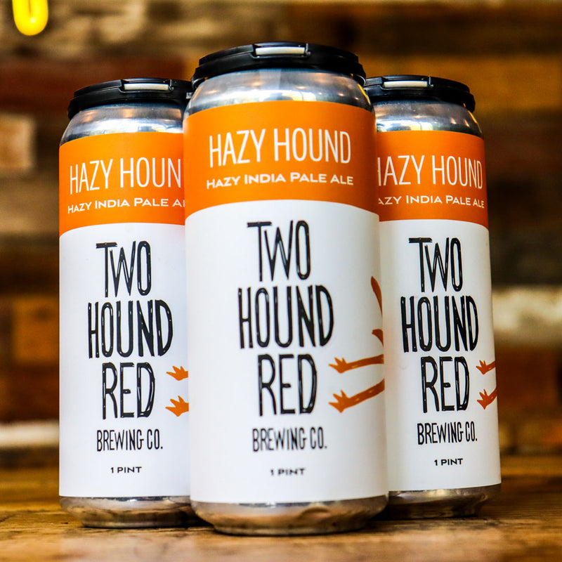 Two Hound Red Hazy Hound Hazy IPA 16 FL. OZ. 4PK Cans