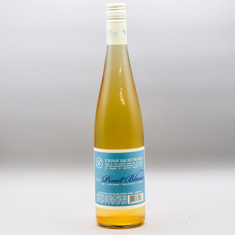 Union Sacre Wines Skin Contact Pinot Blanc California 750ml
