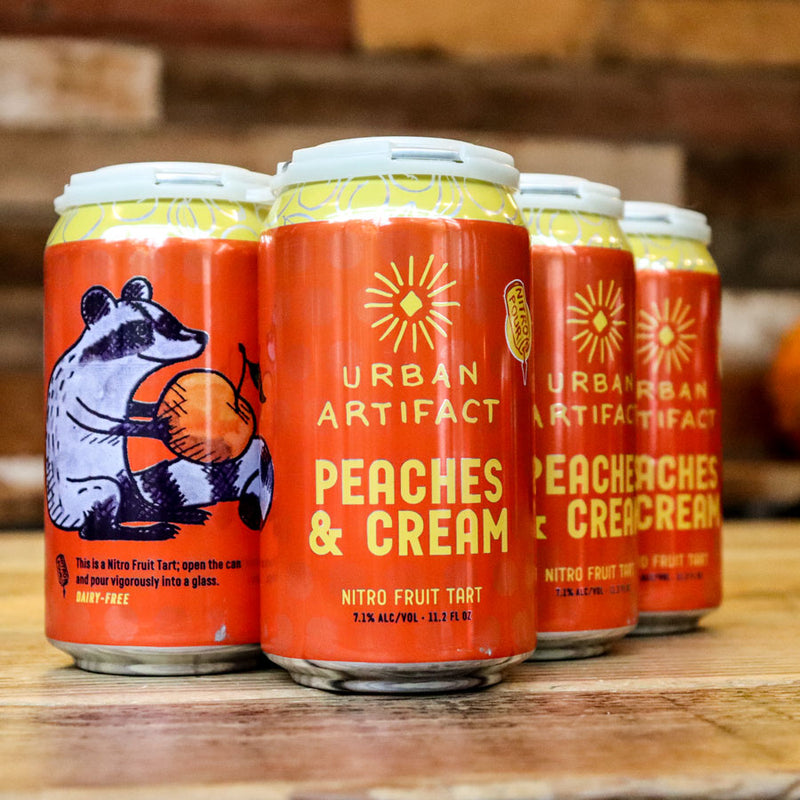 Urban Artifact Peaches & Cream Nitro Tart Ale 12 FL. OZ. 6PK Cans