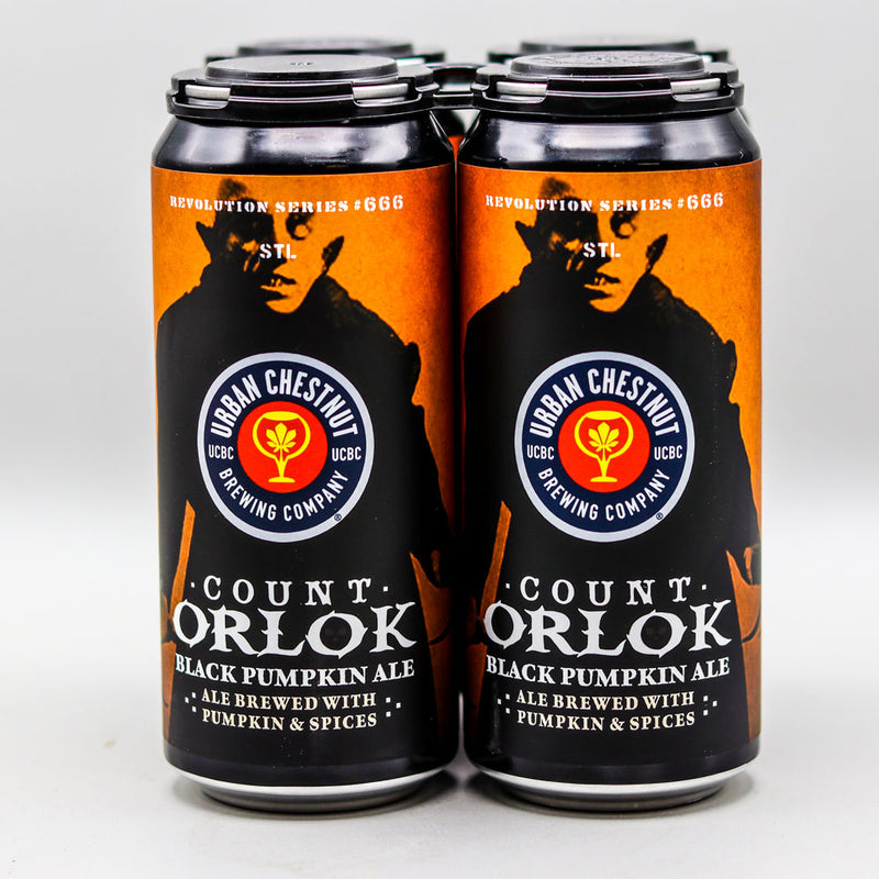 Urban Chestnut Count Orlok Black Pumpkin Ale 16 FL. OZ. 4PK Cans