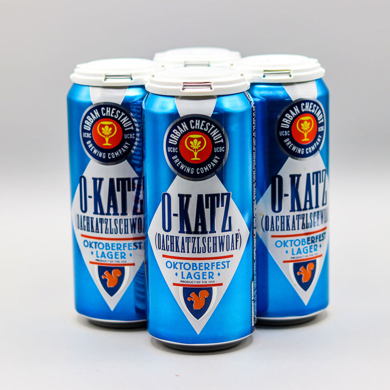 Urban Chestnut O-Katz Oktoberfest Lager 16 FL. OZ. 4PK Cans