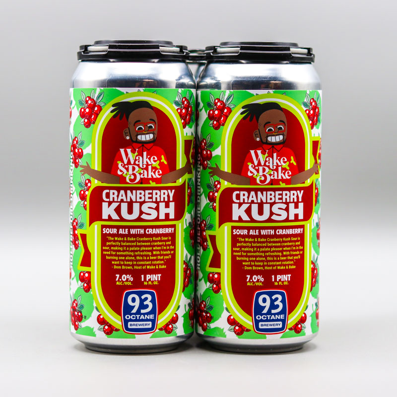 93 Octane Cranberry Kush Sour Ale 16 FL. OZ. 4PK Cans