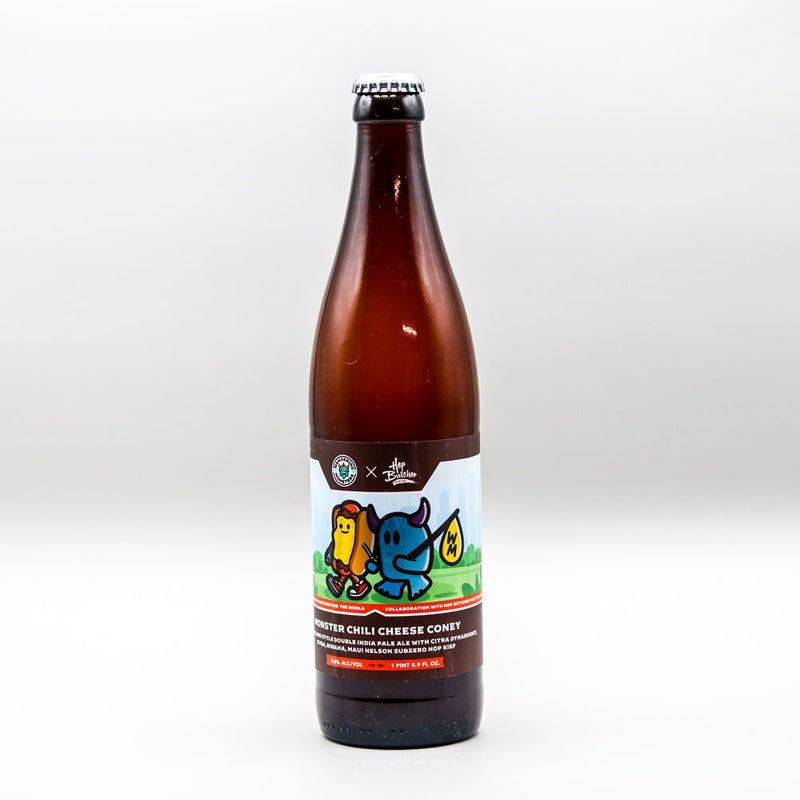 Wandering Monsters Monster Chili Cheese Coney Hazy DIPA 16.9 FL. OZ.