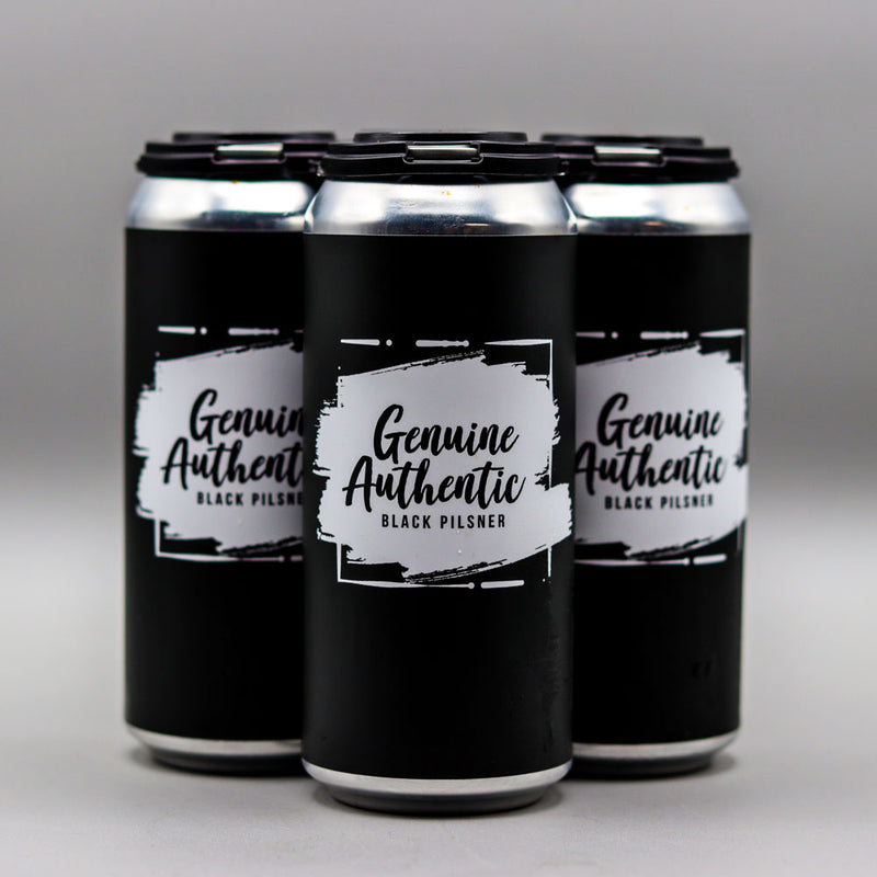 Werk Force Genuine Authentic Black Pilsner 16 FL. OZ. 4PK Cans