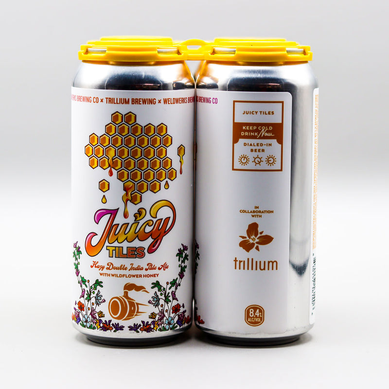 Weldwerks x Trillium Juicy Tiles Hazy DIPA 16 FL. OZ.