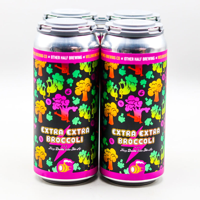 Weldwerks Extra Extra Broccoli Hazy DIPA 16 FL. OZ. 4PK Cans